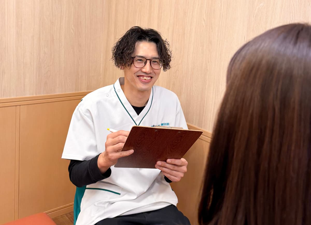 マタニティ施術の様子